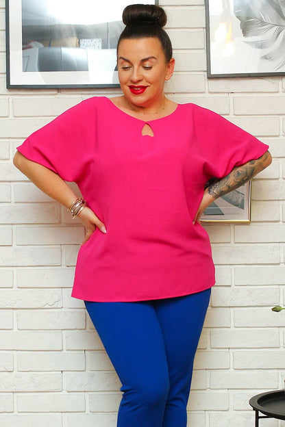 Plus-Size Bluse Karko