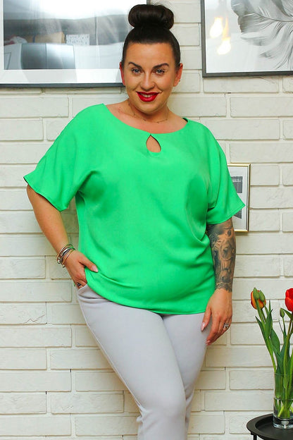 Plus-Size Bluse Karko