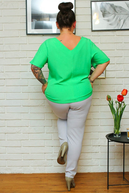 Plus-Size Bluse Karko