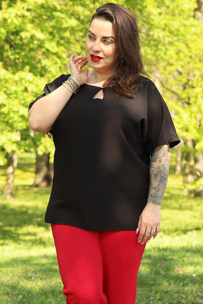 Plus-Size Bluse Karko