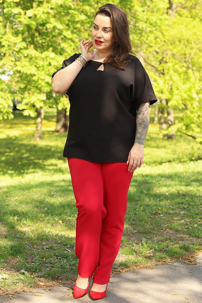 Plus-Size Bluse Karko