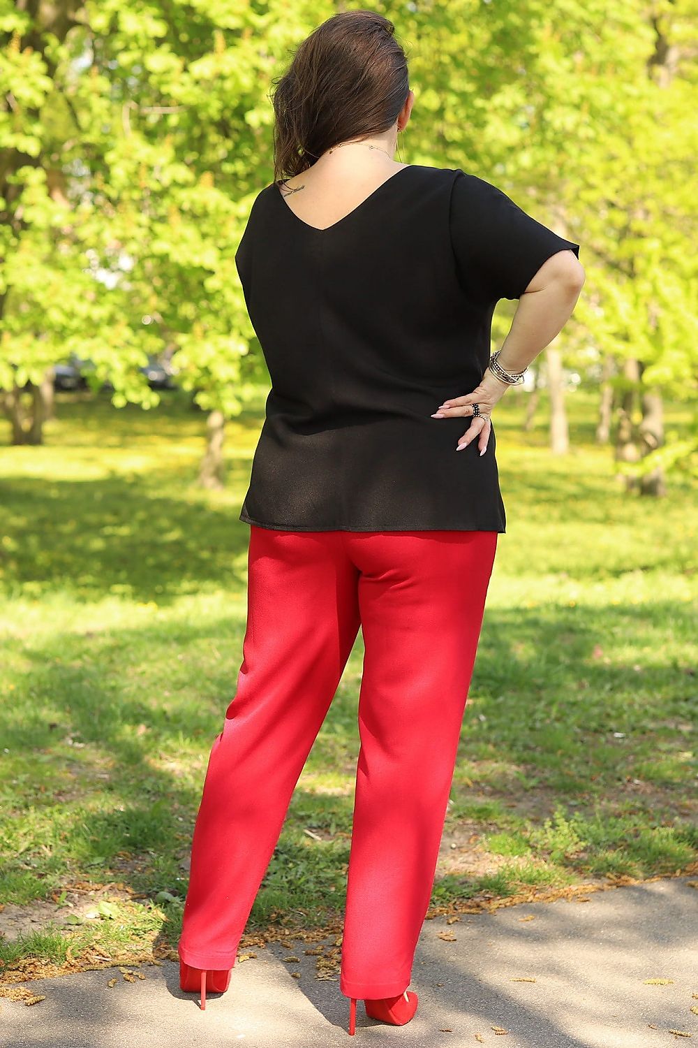 Plus-Size Bluse Karko