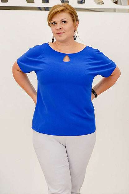 Plus-Size Bluse Karko